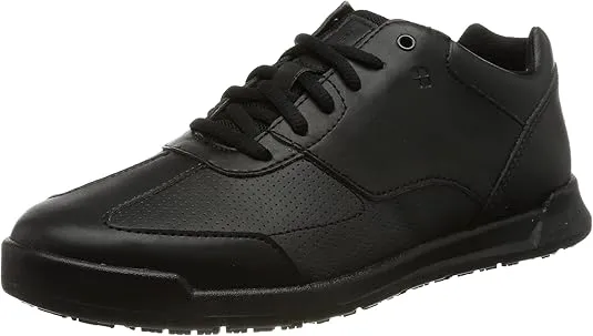 Shoes for Crews Liberty Women's Non Slip Work Shoes - Work & Safety Footwear, Comfortable Water Resistant Womens Food Service Sneakers - Black