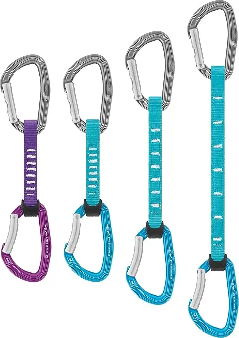 Petzl DJINN AXESS Quickdraw - Durable, Lightweight Quickdraw for Sport, Trad, and Aid Climbing