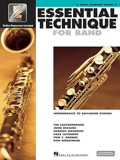 Essential Technique Band with EEi Book 3: Bb Bass Clarinet (Book/Online Media)