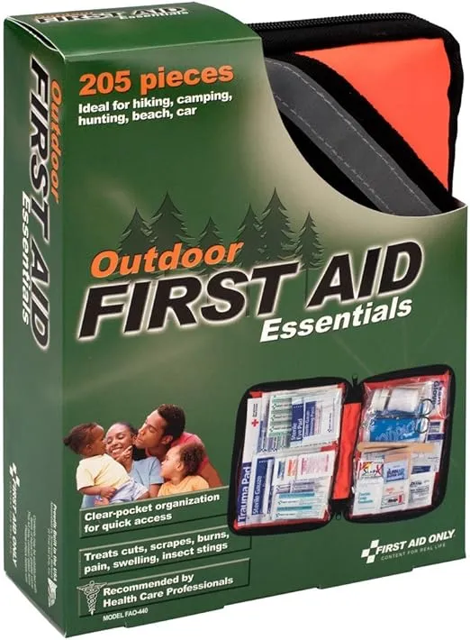 First Aid Only FAO-440 Outdoor First Aid Kit, 205 Pieces