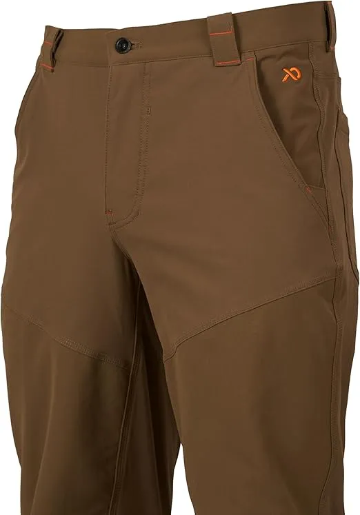 First Lite Men’s Sawbuck Brush Soft Shell Pant - Camo Upland Hunting Pants, Water Repellent, Lightweight Hunting Gear