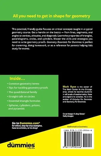 Geometry Essentials For Dummies