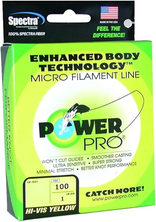 Power Pro Spectra Fiber Braided Fishing Line