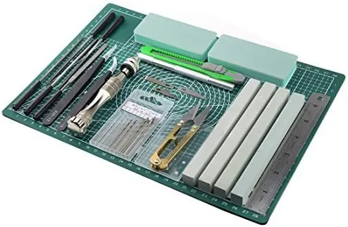 Professional 25 PCS Gundam Model Tools Kit Modeler Basic Tools Craft Set Hobby Building Tools Kit for Gundam Car Model Building Repairing and Fixing (E)