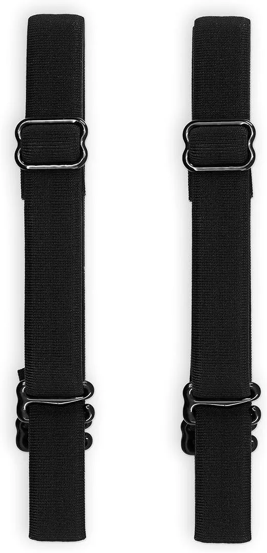 Dritz Detachable and Adjustable Fashion Straps, 1 Pair, Black