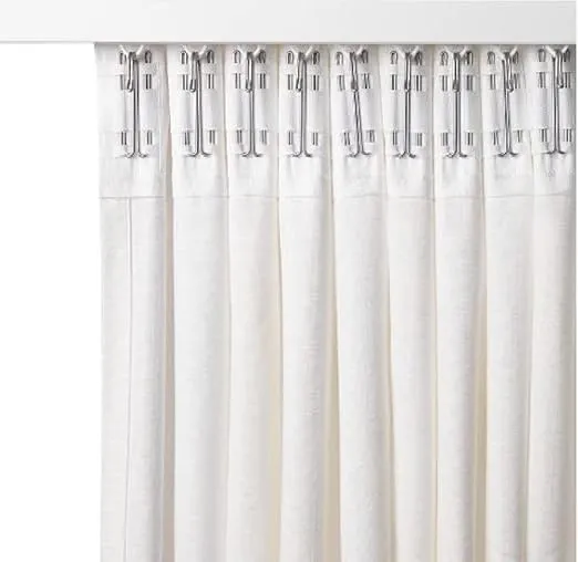 IKEA Ritva White Curtain Set - Size: 57 x 98 (1, White)