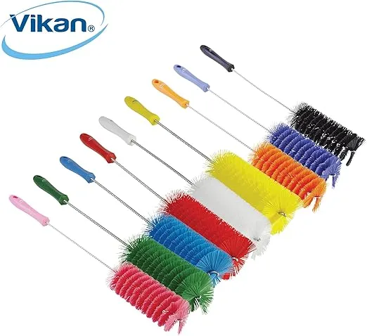 Vikan, White Tube Brush,2.4",PP/PBT, 5370