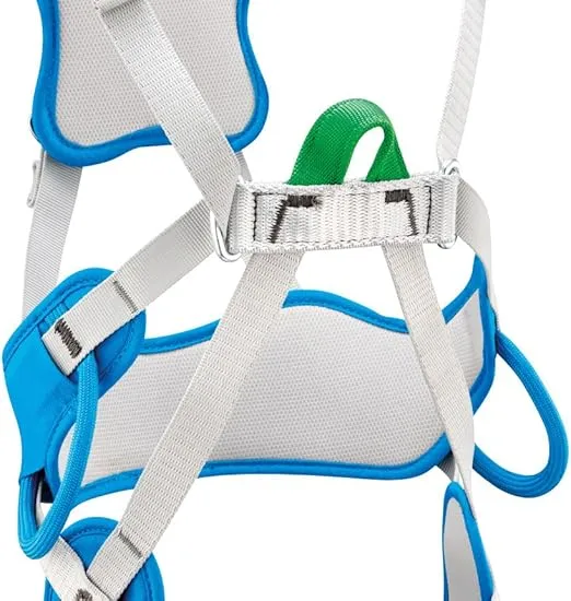PETZL OUISTITI Kids' Harness - Comfortable, Full-Body Rock Climbing Harness for Children Less Than 30kg/66 lbs