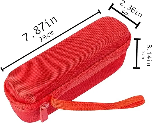 co2CREA Hard Case Replacement for Anker SoundCore/SoundCore 2 Portable Outdoor Sports Bluetooth Speaker (Red)