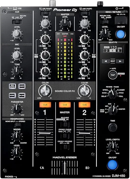 Pioneer DJ DJM-450 2-Channel DJ Mixer