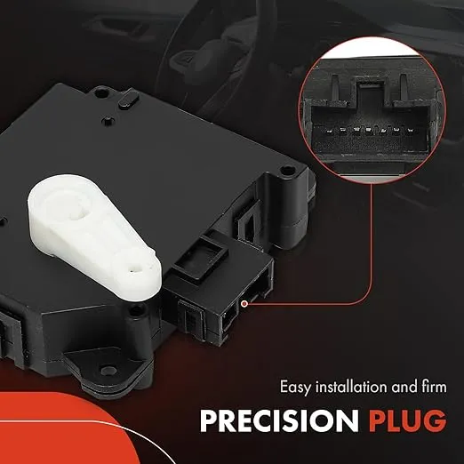 A-Premium HVAC Heater Blend Door Actuator Compatible with Toyota Tacoma 2001 2002 2003 2004, Main, Recirculation, 7-Pin