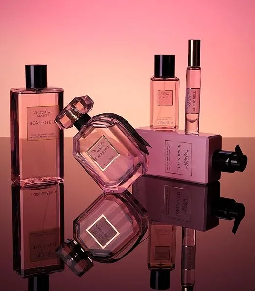 Victoria's Secret Bombshell Mini Fragrance Duo Gift Set, Mini Eau de Parfum & Travel Lotion, Gift Set for Women
