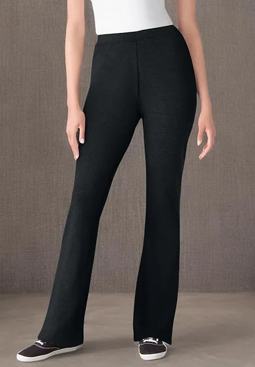 Woman Within Women's Plus Size Stretch Cotton Bootcut Pant