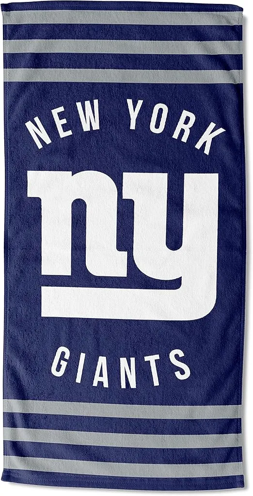 Northwest NFL New York Giants Beach Towel, 30" x 60", Stripes