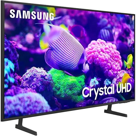 SAMSUNG DU7200 43 Inch Crystal 4K UHD Smart TV Bundle with Deco Gear 2X 4K HDMI 2.0 Cable w/Copper Conductors & CPS Exclusive 26 Month Protection Pack (BEACH-CPS-26500)