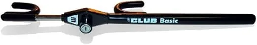 The Club 1234 Basic Club Steering Wheel Lock, Black