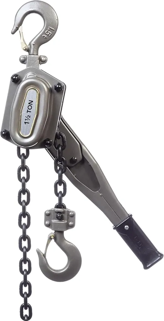 JET 1-1/2 Ton Lever Hoist, 10' Lift (JLP-150A-10)