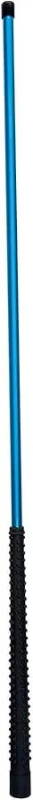 Weaver Livestock Lightweight Pig Stick, Extra Grip Rubber Handle, Pig Guiding Show Stick, Livestock Show Supplies, 30", Hurricane Blue