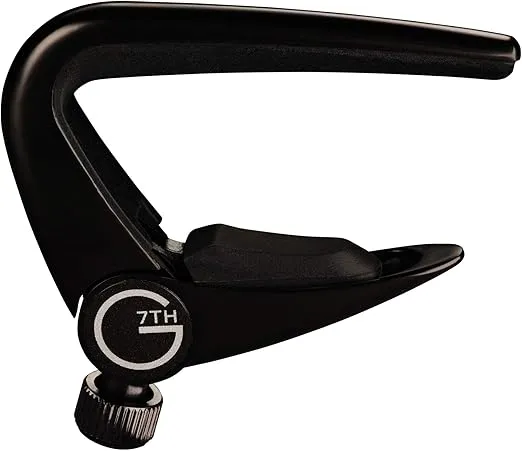 G7th Newport Series Guitar Capo (C31020), 6 String, Black