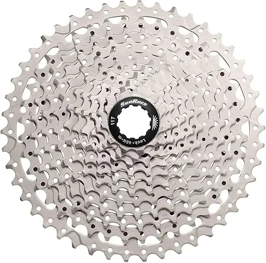 SunRace Unisex's CSMS8 11SPEED CASS 1142T 11 Speed Cassette, Silver
