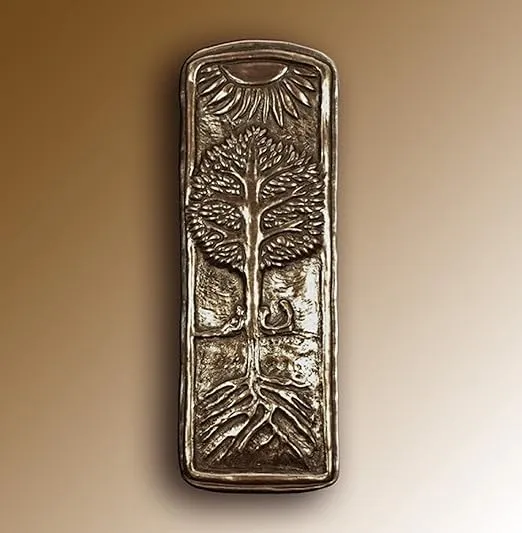 Celtic Family Tree Detailed Resin & Bronze Easy Hang Irish Plaque Irish Gift Wild Goose Studio Made in Ireland