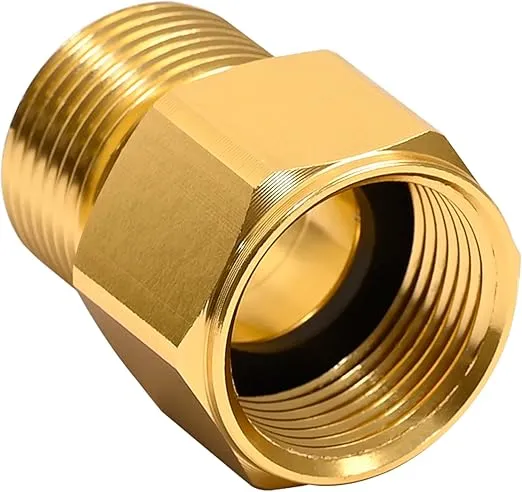 TOOLCY Pressure Washer Coupler, M22 15mm Female Thread to M22 14mm Male Fitting,Pressure Washer Adapter,4000 PSI, 1Pcs