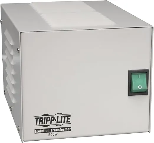 Tripp Lite IS500HG Isolation Transformer 500W Medical Surge 120V 4 Outlet TAA GSA