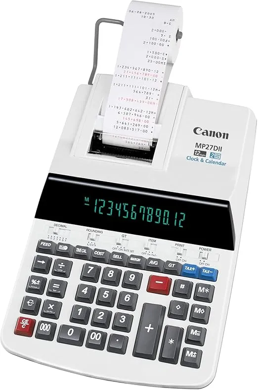 Canon MP27DII Print Calculator