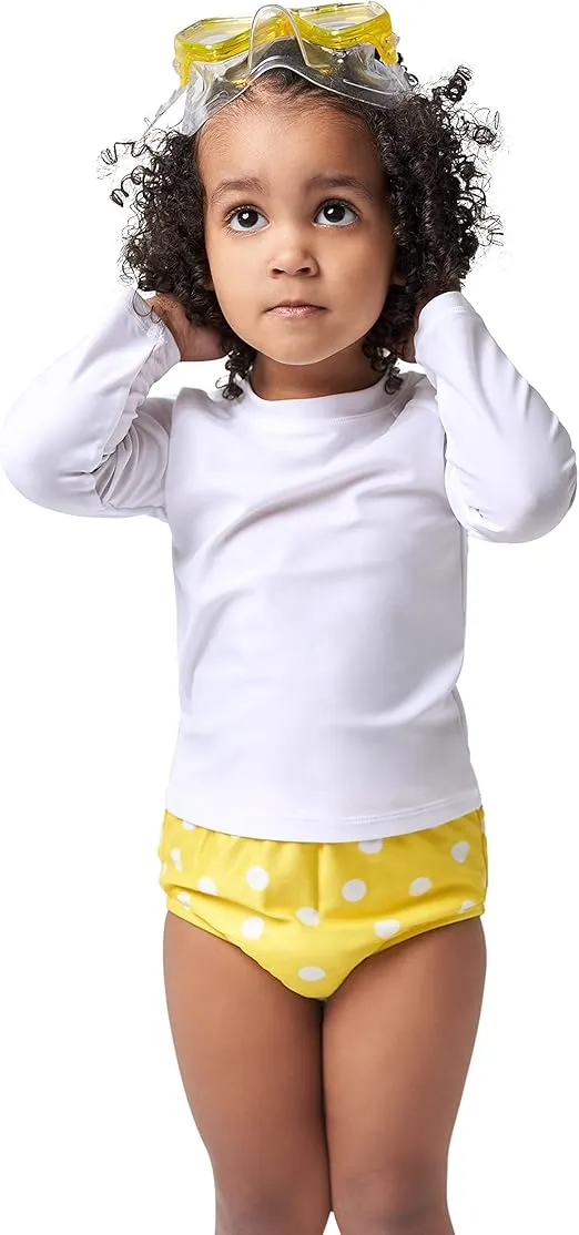 Gerber Baby Toddler UPF 50+ Long Sleeve Rashguard Swim Shirt