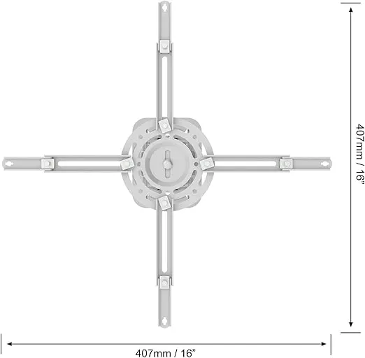 QualGear PRB-717-Wht Ceiling Mount Projector Accessory