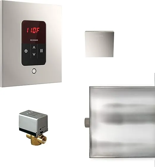 Mr. Steam BasicButler Square Package (Polished Nickel)