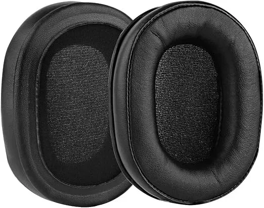 Geekria QuickFit Replacement Ear Pads for Turtle Beach Ear Force Stealth 700, 450, 420X, 600, 500P, Ear Force XO Seven Gaming Headphones Ear Cushions, Ear Cups Cover Repair Parts (Black)
