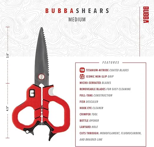 BUBBA Shears Red