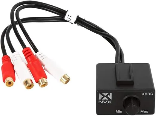 NVX XBRC Universal Bass Remote Control - Car Amplifier/Amp Bass/Input