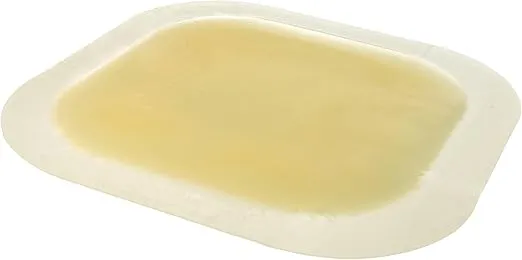 DermaFilm Thin Hydrocolloid Dressing 4 x 4" Square Extra Thin Clear w/Grid Film Backing 00219E 10 per Box
