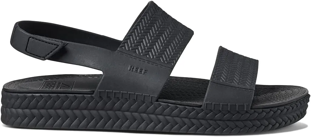 REEF Water Vista Womens Platform Sandal, Water Friendly, Adjustable Velcro Strap