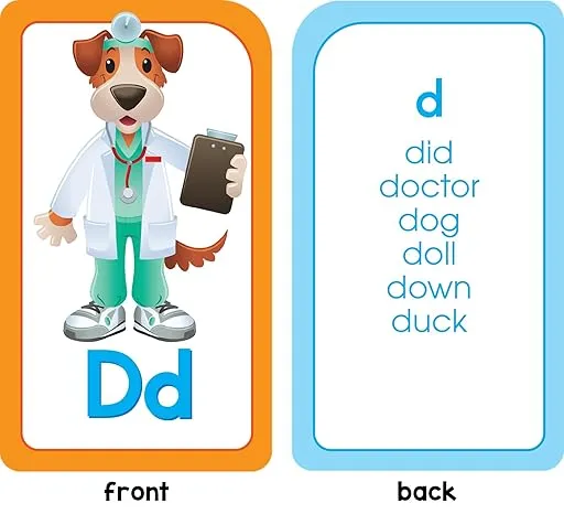 School Zone - Phonics Made Easy Flash Cards - Ages 6 and Up, Kindergarten, 1st Grade, 2nd Grade, Early Reading, Short Vowels, Long Vowels, Letter Combinations, Word-Picture Recognition, and More