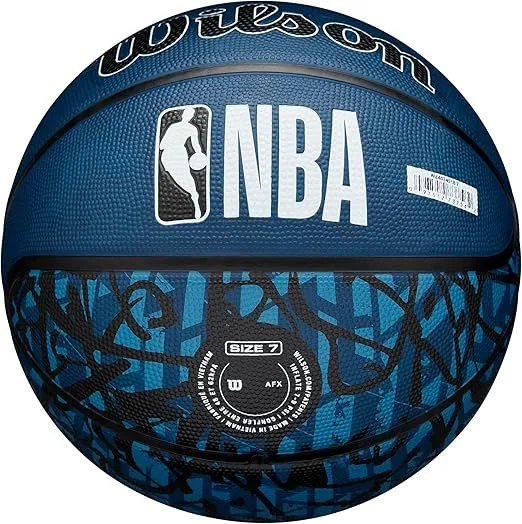 WILSON NBA Team Graffiti Basketballs - Size 7-29.5"