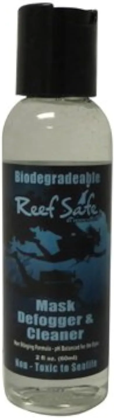 Tropical Seas - Mask Defogger and Cleaner - Reef Safe - pH Balanced, Non-Stinging Formula - Swimming, Scuba, Ski Goggle Lens Cleaner - Anti Fog Spray