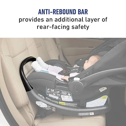 Graco SnugFit 35 Infant Car Seat with Simply Safe Adjust Harness System | Baby Car Seat with Anti Rebound Bar, Gotham
