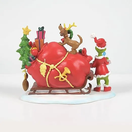 Department 56 Resin Grinch Villages Small Heart Grew Accessory Figurine, 3.75 inch