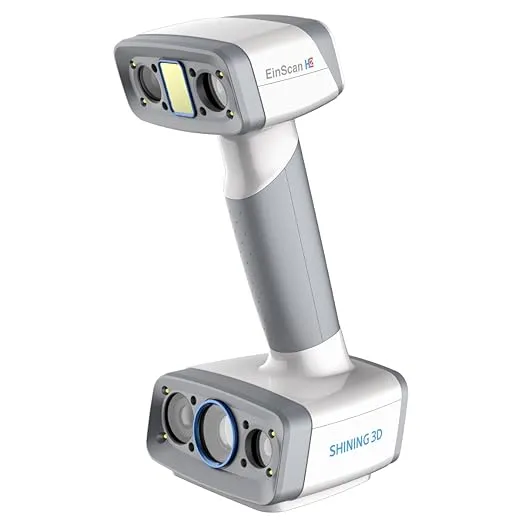 EinScan H2 Hybrid LED and Infrared Light Source Handheld Color 3D Scanner with Solid Edge Shining3D Version CAD Software