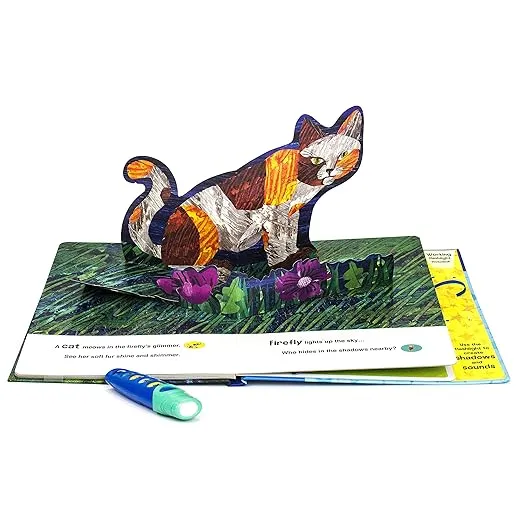 World of Eric Carle, Firefly, Light Up the Sky - Flashlight Pop-Up Adventure Book - Play-a-Sound - PI Kids