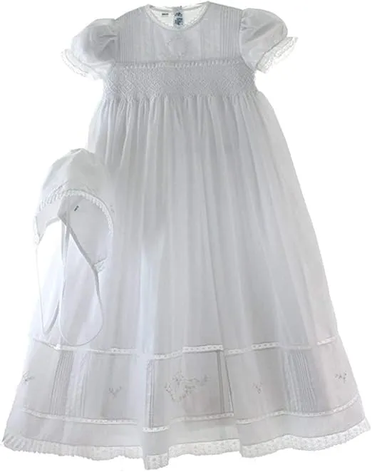 Feltman Brothers Girls Pearl Embroidery Special Occasion Gown Set