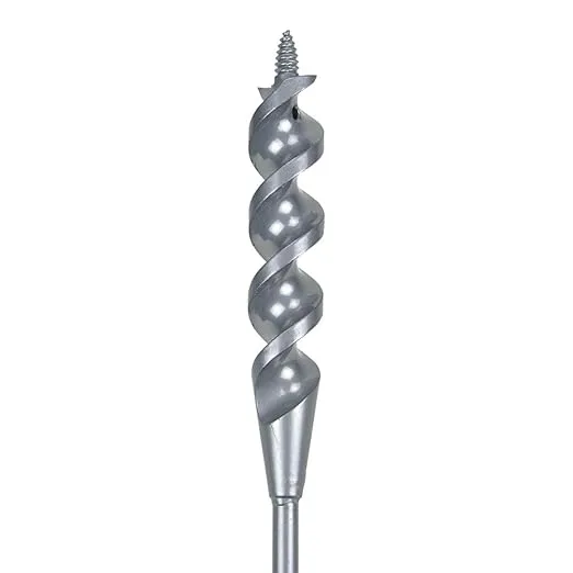Klein Tools 53751 Flex Bit Auger with Screw Point, 3/4-Inch x 72-Inch Long Flexible Drill Bit / Fish Bit for Pulling Wire Behind Walls