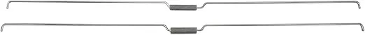 TRQ Tailgate Handle Latch Rod Pair 2pc for 99-13 Chevy GMC Silverado Sierra Pickup