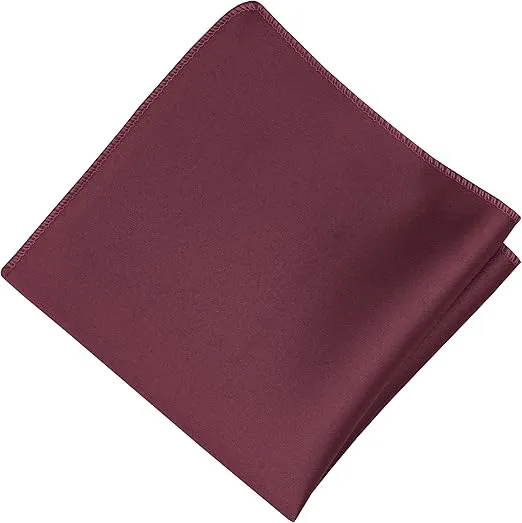 trilece Bow Ties for Men - Mens Solid Color Formal Pre Tied Bowtie and Pocket Square Sets - Mens Bowties Bow Tie Sets