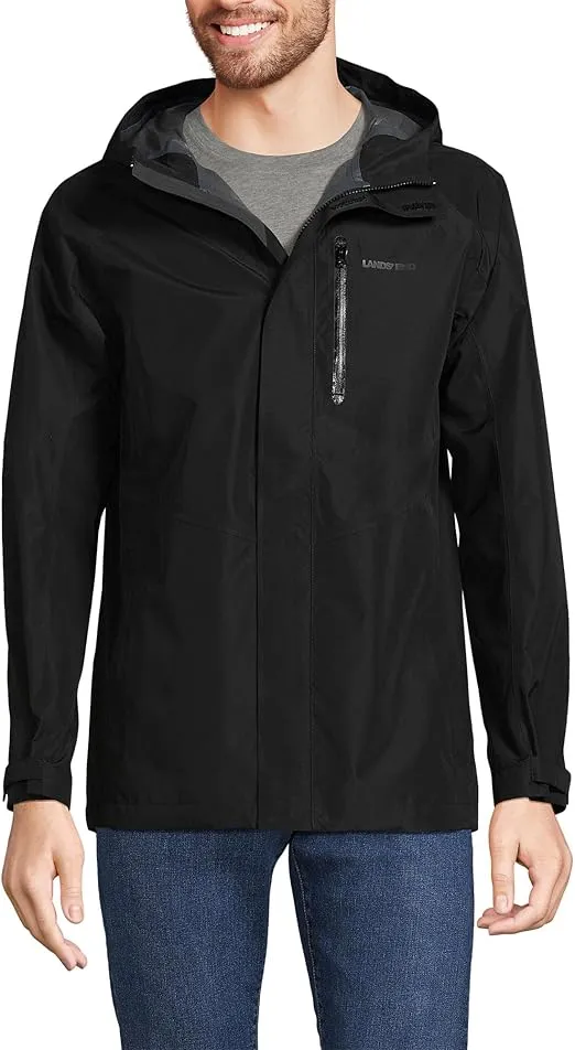 Lands' End Men's Waterproof Rain Jacket