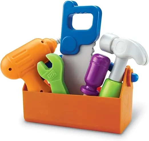 Learning Resources New Sprouts Fix It!, Fine Motor, Pretend Play Toy Tool Set, 6 Piece, Ages 2+