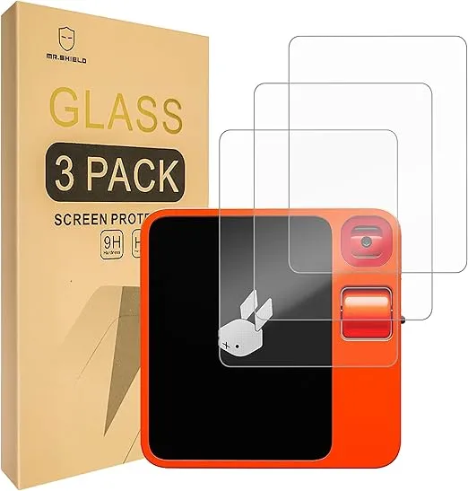 Mr.Shield Screen Protector compatible with Rabbit R1 [Tempered Glass] [3-PACK] [Japan Glass with 9H Hardness]
